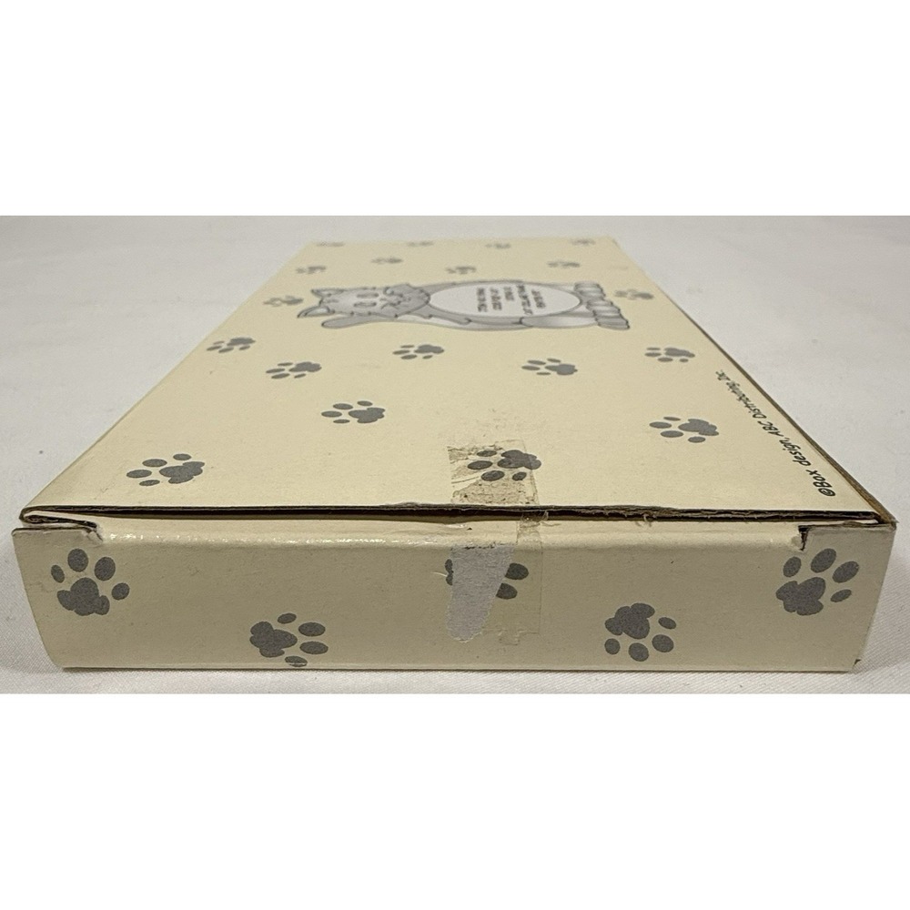 ABC Distributing Cat Collage Photo Frame Pewter Silver 4 Openings Whimsical 8in - Picture 15 of 15
